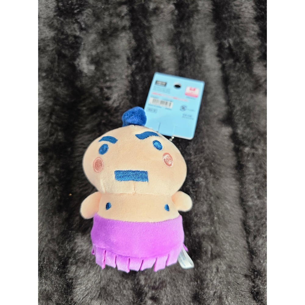 Bandai Tamagotchi Oyajitchi Plush Keychain Mascot Blue Purple 224507 NWT